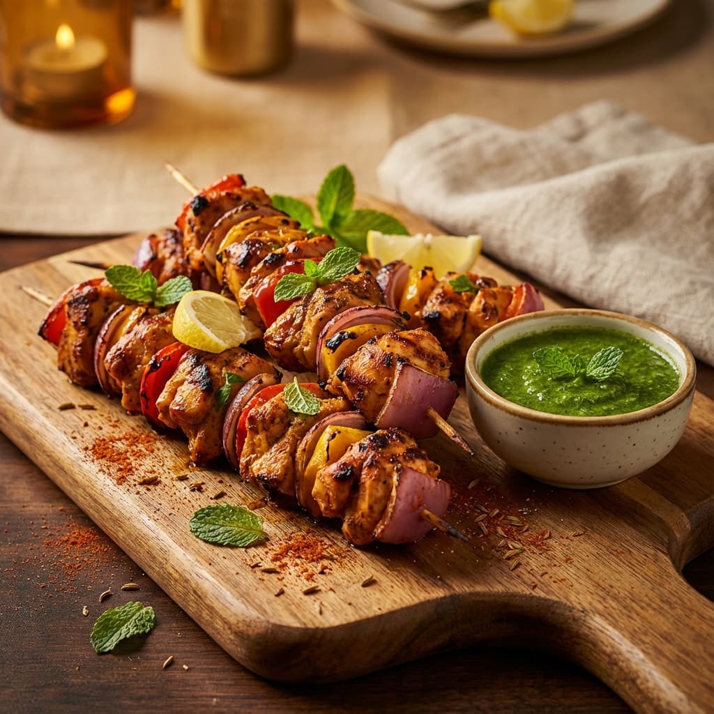 Grilled Chicken Skewers