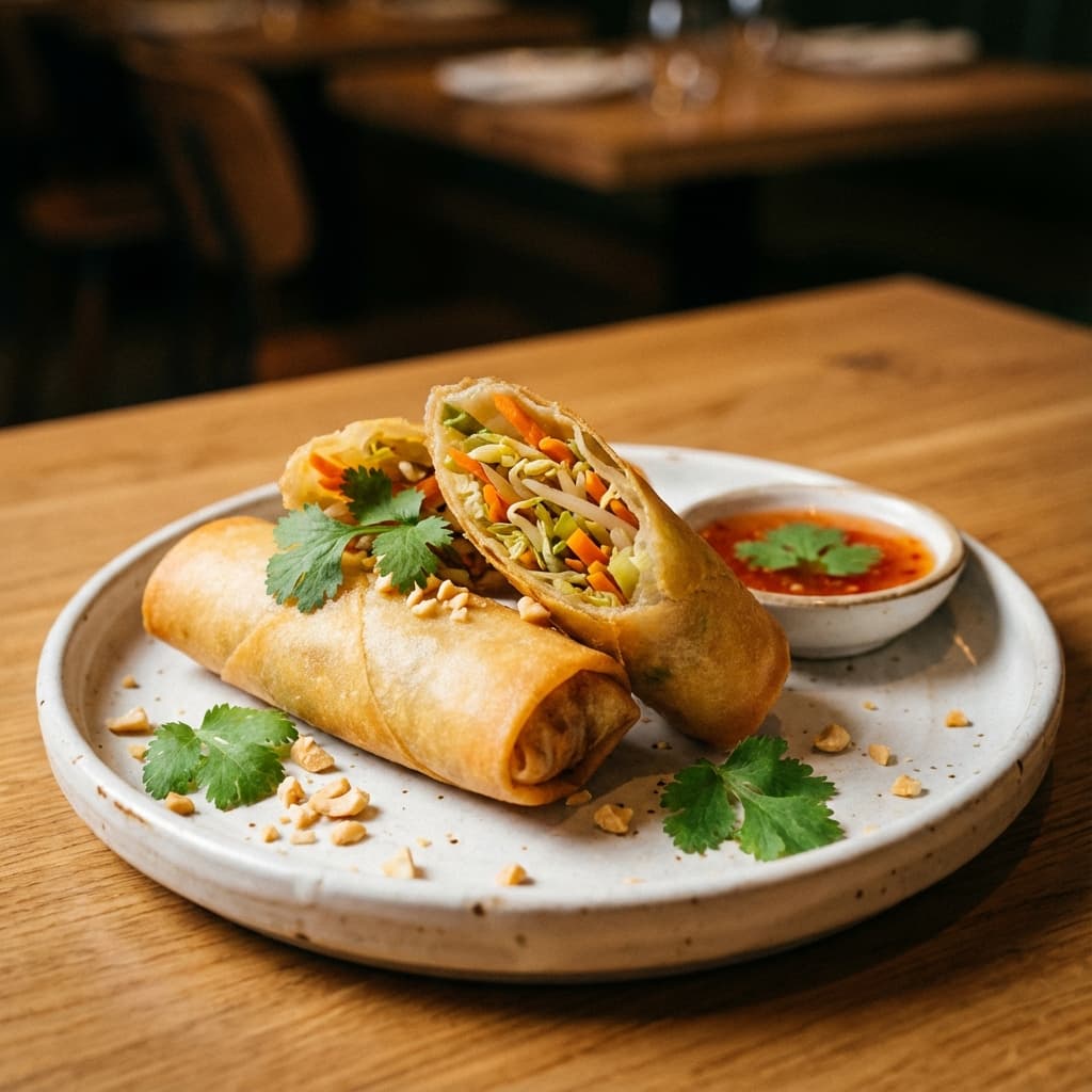 Crispy Vegetable Spring Rolls