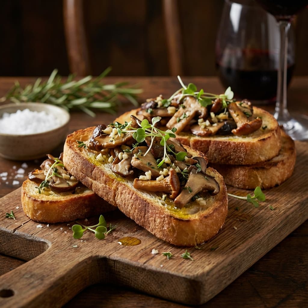Mushroom Bruschetta